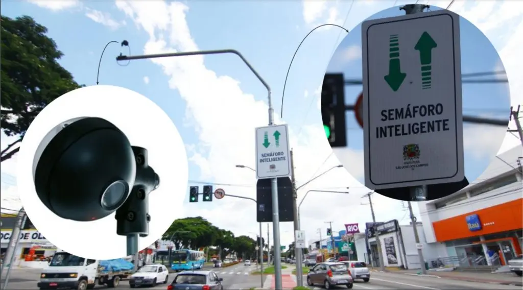 Os motoristas de São Paulo devem ter notado uma placa um pouco diferente ao lado dos semáforos.