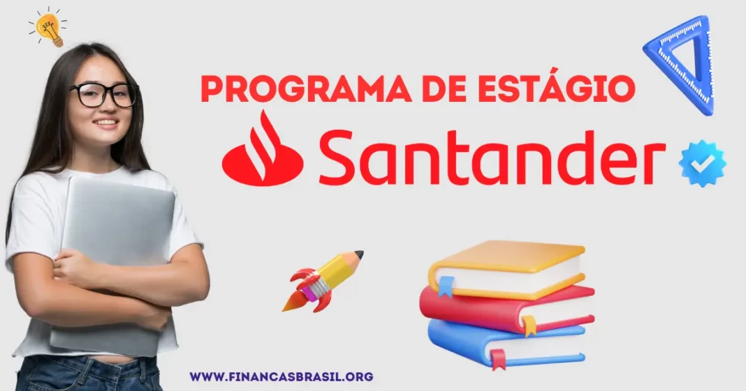 Já pensou em trabalhar em um dos maiores bancos privados do país? Se sim, chegou a sua hora! O Santander está com inscrições abertas para a segunda onda do Programa de Estágio Santander 2024.